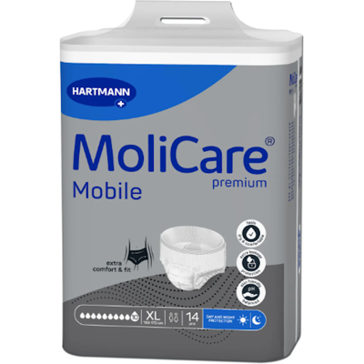 Hartmann Molicare Mobile 10 druppels XL - 10 pakken van 14 stuks Hartmann Molicare Mobile 10 druppels XL - 10 pakken van 14 stuks