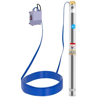 hillvert Dompelpomp - 95 mm / 3.75'' - 13 800 l/u - 2200 W - 20 m kabel / 76,4 m opvoerhoogte - RVS 10090122 hillvert Dompelpomp - 95 mm / 3.75'' - 13 800 l/u - 2200 W - 20 m kabel / 76,4 m opvoerhoogte - RVS 10090122