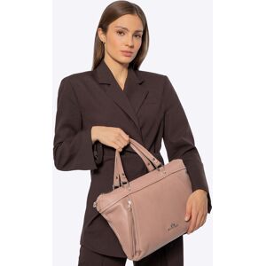 Wittchen Dames 15" Leren Laptoptas met Kwastje, Beige, Natuurlijk Leer One Size Wittchen Dames 15" Leren Laptoptas met Kwastje, Beige, Natuurlijk Leer One Size