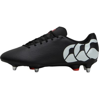 Canterbury Unisex Adult Speed Raze Zachte Grond Rugbyschoenen (Zwart, Wit) 39 Canterbury Unisex Adult Speed Raze Zachte Grond Rugbyschoenen (Zwart, Wit) 39
