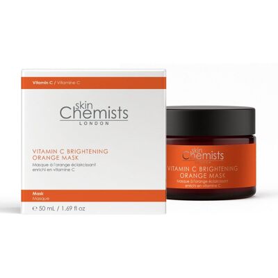 skinChemists Vitamine C Verhelderend Oranje Masker 50ml One Size skinChemists Vitamine C Verhelderend Oranje Masker 50ml One Size
