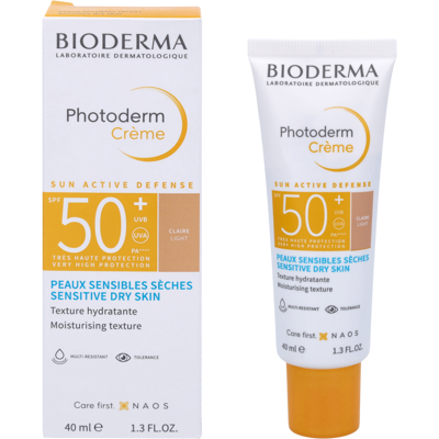 Bioderma Photoderm Max Getinte Crème Zeer Hoge Bescherming SPF 50+ (40ml) Gouden Kleur Bioderma Photoderm Max Getinte Crème Zeer Hoge Bescherming SPF 50+ (40ml) Gouden Kleur