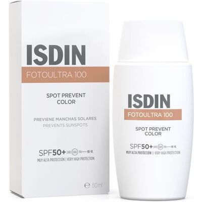 Isdin Photo Ultra 100 Getinte Zonnebrandcrème SPF50+ - Zonnebrandcrème Isdin Photo Ultra 100 Getinte Zonnebrandcrème SPF50+ - Zonnebrandcrème