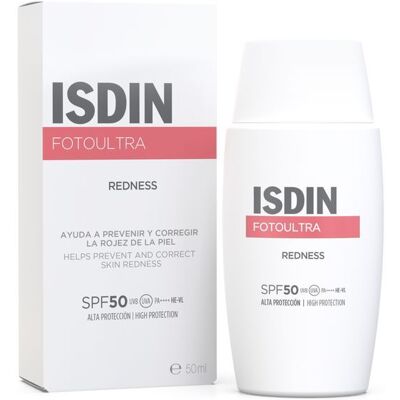 ISDIN Photo Ultra Roodheid SPF50+ - Zonnebrandcrème voor gevoelige huid ISDIN Photo Ultra Roodheid SPF50+ - Zonnebrandcrème voor gevoelige huid