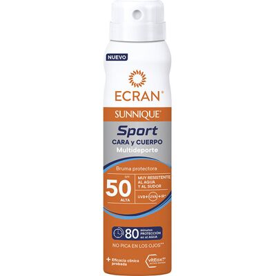 Ecran Sunnique Sport Gezichts- En Lichaamsmist 75 ml One Size Ecran Sunnique Sport Gezichts- En Lichaamsmist 75 ml One Size