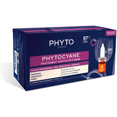 Phyto Phytocyane Haaruitval Behandeling voor Vrouwen - 12 Ampullen 5ml Phyto Phytocyane Haaruitval Behandeling voor Vrouwen - 12 Ampullen 5ml