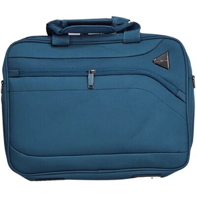 Infinity Leather Lichtgewicht blauwgroen laptoptas One Size Infinity Leather Lichtgewicht blauwgroen laptoptas One Size