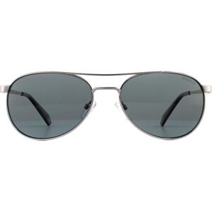 Polaroid Aviator dames ruthenium grijze gepolariseerde zonnebril One Size Polaroid Aviator dames ruthenium grijze gepolariseerde zonnebril One Size