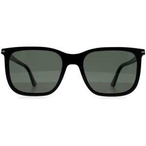 Persol PO3357S 95/58 zwart groen gepolariseerde zonnebril One Size Persol PO3357S 95/58 zwart groen gepolariseerde zonnebril One Size