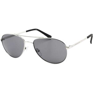 Calvin Klein Unisex Volwassene R165S 045 Zonnebril (Zilver/Zwart) One Size Calvin Klein Unisex Volwassene R165S 045 Zonnebril (Zilver/Zwart) One Size