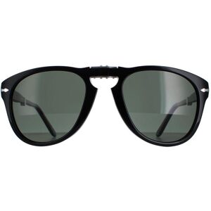 Persol rond heren zwart groen gepolariseerde zonnebril One Size Persol rond heren zwart groen gepolariseerde zonnebril One Size