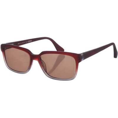 ZEN Unisex Z401 Vierkante Acetaat Zonnebril One Size ZEN Unisex Z401 Vierkante Acetaat Zonnebril One Size
