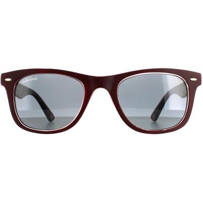 Montana Vierkant unisex bordeaux rubbertouch grijs gepolariseerde mp41 zonnebril One Size Montana Vierkant unisex bordeaux rubbertouch grijs gepolariseerde mp41 zonnebril One Size