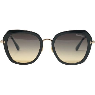 Tom Ford Keniaanse FT0792 __01B gouden zonnebril One Size Tom Ford Keniaanse FT0792 __01B gouden zonnebril One Size