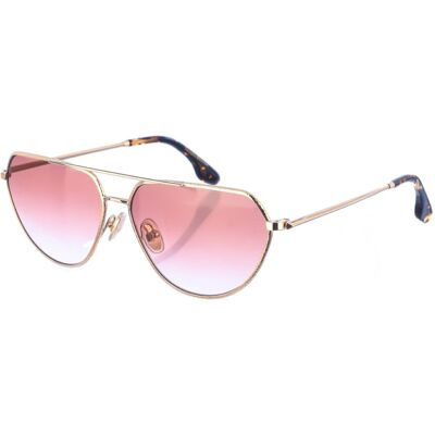 Victoria Beckham Metalen zonnebril met rechthoekige vorm VB221S dames One Size Victoria Beckham Metalen zonnebril met rechthoekige vorm VB221S dames One Size