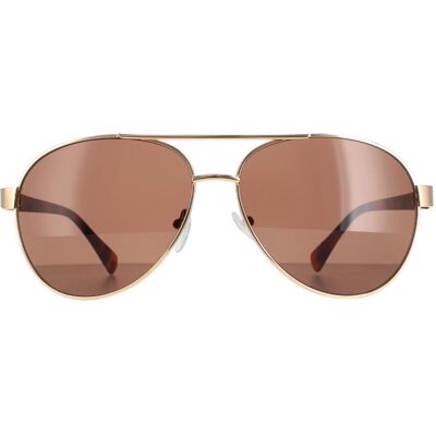 Calvin Klein zonnebril CK19316S 717 Gold Brown One Size Calvin Klein zonnebril CK19316S 717 Gold Brown One Size