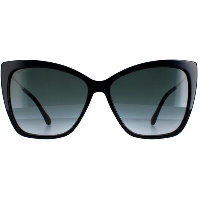 Jimmy Choo Seba/S 807/9O zwart grijs gradiënt zonnebril One Size Jimmy Choo Seba/S 807/9O zwart grijs gradiënt zonnebril One Size