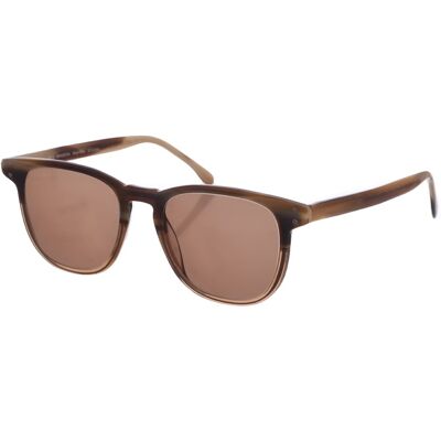 ZEN Z434 Unisex Vierkante Vorm Acetaat Zonnebril One Size ZEN Z434 Unisex Vierkante Vorm Acetaat Zonnebril One Size