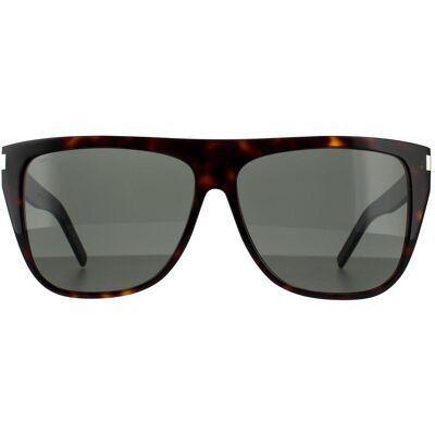 Saint Laurent zonnebril SL 1 Slim 002 Dark Havana Gray One Size Saint Laurent zonnebril SL 1 Slim 002 Dark Havana Gray One Size