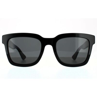 Gucci zonnebril gg0001sn 001 zwart zwart One Size Gucci zonnebril gg0001sn 001 zwart zwart One Size