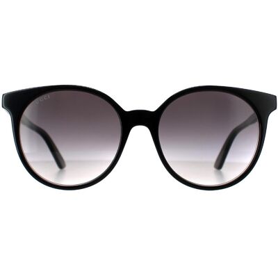 Gucci GG0488S 001 zwart grijs gradient zonnebril One Size Gucci GG0488S 001 zwart grijs gradient zonnebril One Size