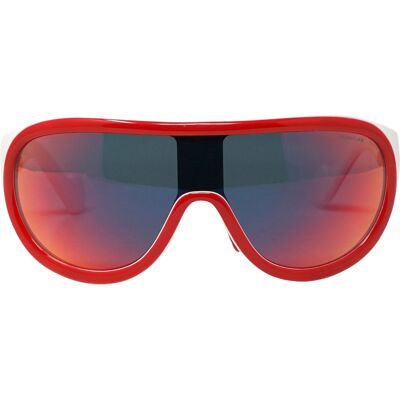 Moncler ML0047 68C 00 White Sunglasses One Size Moncler ML0047 68C 00 White Sunglasses One Size