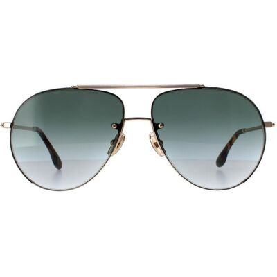 Victoria Beckham VB213S 700 goud groen gradiënt zonnebril One Size Victoria Beckham VB213S 700 goud groen gradiënt zonnebril One Size