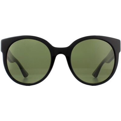 Gucci Zonnebril GG0035S 002 Zwart, Groen Glitter En Rood Groen One Size Gucci Zonnebril GG0035S 002 Zwart, Groen Glitter En Rood Groen One Size