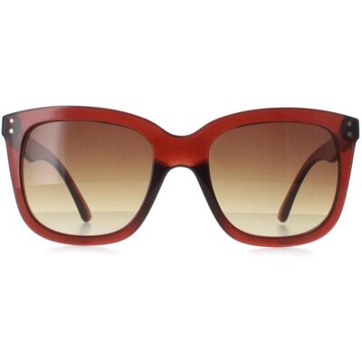 Calvin Klein CK22550S 210 transparant bruin zonnebril met kleurverloop One Size Calvin Klein CK22550S 210 transparant bruin zonnebril met kleurverloop One Size