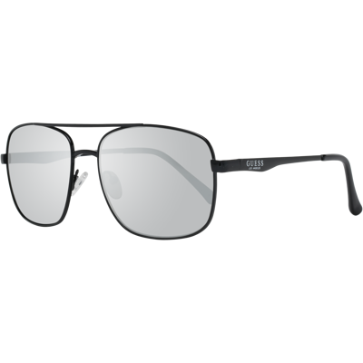 Guess GF0211 01C zwart zilver gespiegelde zonnebril One Size Guess GF0211 01C zwart zilver gespiegelde zonnebril One Size