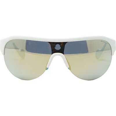 Moncler ML0049 21C OO witte zonnebril One Size Moncler ML0049 21C OO witte zonnebril One Size