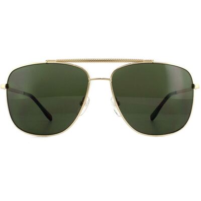 Lacoste Aviator unisex licht gunmetal grijze zonnebril One Size Lacoste Aviator unisex licht gunmetal grijze zonnebril One Size