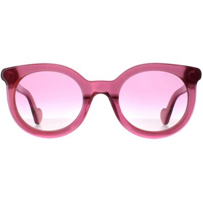 Moncler ML0015 75Z glanzend transparant fuxia roze gradiënt zonnebril One Size Moncler ML0015 75Z glanzend transparant fuxia roze gradiënt zonnebril One Size