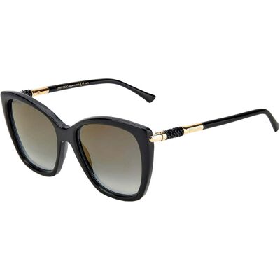 Jimmy Choo Rose 807 FQ zwarte zonnebril One Size Jimmy Choo Rose 807 FQ zwarte zonnebril One Size