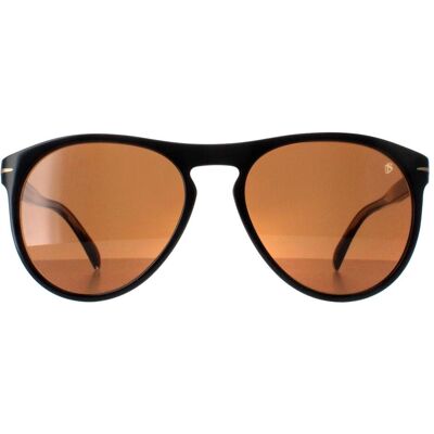 David Beckham DB1008/S 807 70 zwart bruine zonnebril One Size David Beckham DB1008/S 807 70 zwart bruine zonnebril One Size