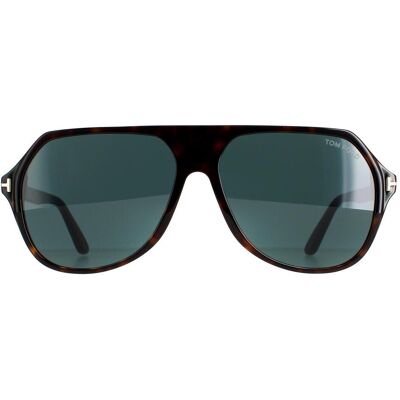Tom Ford Aviator Mens Dark Havana Blue FT0934 Hayes zonnebril One Size Tom Ford Aviator Mens Dark Havana Blue FT0934 Hayes zonnebril One Size