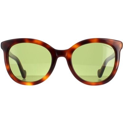 Moncler zonnebril ML0119 52n Dark Havana Green One Size Moncler zonnebril ML0119 52n Dark Havana Green One Size