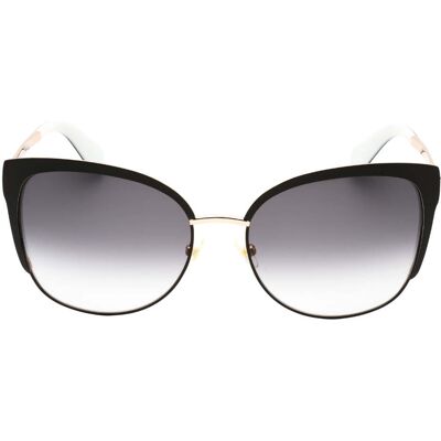 Kate Spade Genice Zwart Goud Montuur Grijze Gradiënt Lens Zonnebril One Size Kate Spade Genice Zwart Goud Montuur Grijze Gradiënt Lens Zonnebril One Size