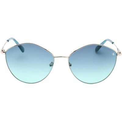 Calvin Klein Dames Zonnebril (Blauw/Zilver) One Size Calvin Klein Dames Zonnebril (Blauw/Zilver) One Size