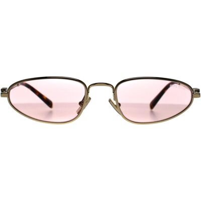 Miu Miu Ovaal Dames Licht Goud Roze MU52AS One Size Miu Miu Ovaal Dames Licht Goud Roze MU52AS One Size