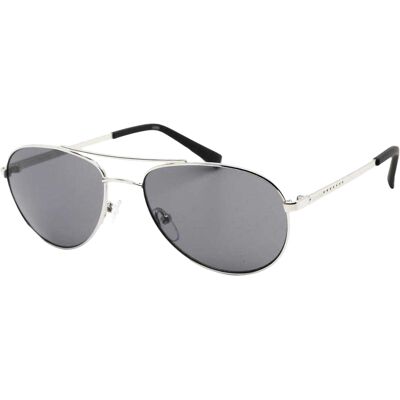 Calvin Klein Unisex Volwassene R165S 045 Zonnebril (Zilver/Zwart) One Size Calvin Klein Unisex Volwassene R165S 045 Zonnebril (Zilver/Zwart) One Size