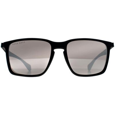 Hugo Boss Rechthoek Heren Zwart Grijs Spiegel BOSS 1114/S One Size Hugo Boss Rechthoek Heren Zwart Grijs Spiegel BOSS 1114/S One Size