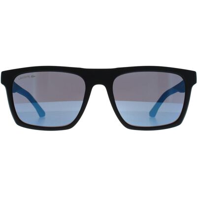 Lacoste Rechthoek Heren Mat Zwart Blauw L957S One Size Lacoste Rechthoek Heren Mat Zwart Blauw L957S One Size