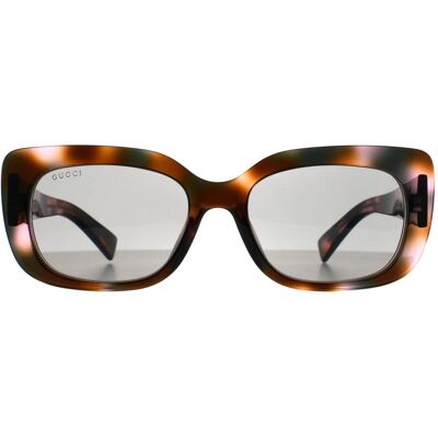 Gucci Rechthoek Dames Roze Havana Grijs GG1979SK One Size Gucci Rechthoek Dames Roze Havana Grijs GG1979SK One Size