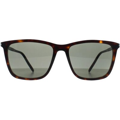 Saint Laurent Square Vrouw Donker Gespikkeld Havana Grijs SL 851 One Size Saint Laurent Square Vrouw Donker Gespikkeld Havana Grijs SL 851 One Size