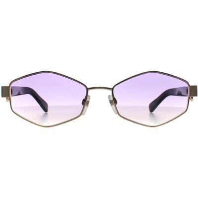 Marc Jacobs Ovaal Dames Goud Violet Verloop MARC 496/S One Size Marc Jacobs Ovaal Dames Goud Violet Verloop MARC 496/S One Size