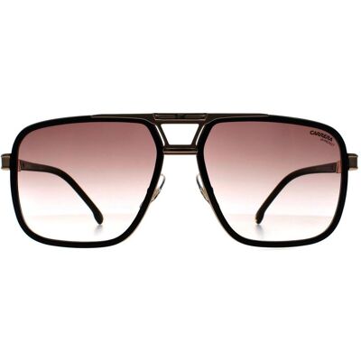 Carrera Aviator Heren Zwart Goud Spiegel op Bourgondisch Gradiënt Carrera 1071/S One Size Carrera Aviator Heren Zwart Goud Spiegel op Bourgondisch Gradiënt Carrera 1071/S One Size