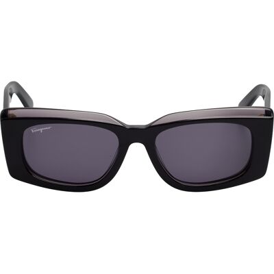 Salvatore Ferragamo Dames Rechthoekige Acetaat Zonnebril SF1079S One Size Salvatore Ferragamo Dames Rechthoekige Acetaat Zonnebril SF1079S One Size