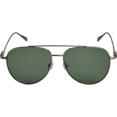 Salvatore Ferragamo Heren Metalen Pilotenstijl Zonnebril SF308S One Size Salvatore Ferragamo Heren Metalen Pilotenstijl Zonnebril SF308S One Size