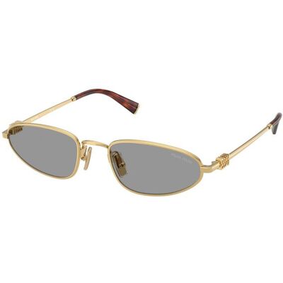 Miu Miu Zonnebril Grijs/Goud One Size Miu Miu Zonnebril Grijs/Goud One Size